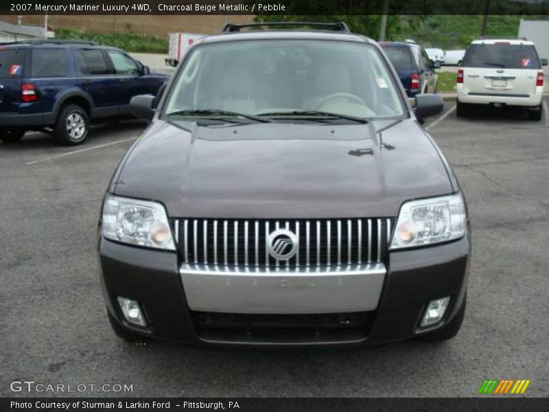 Charcoal Beige Metallic / Pebble 2007 Mercury Mariner Luxury 4WD