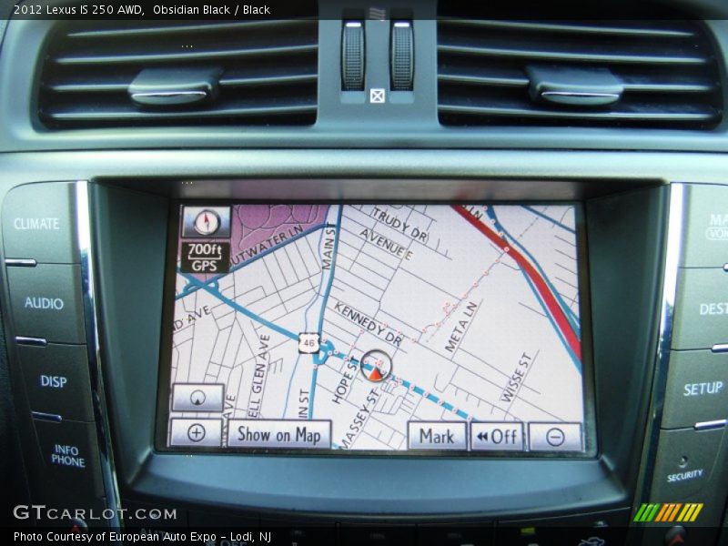 Obsidian Black / Black 2012 Lexus IS 250 AWD