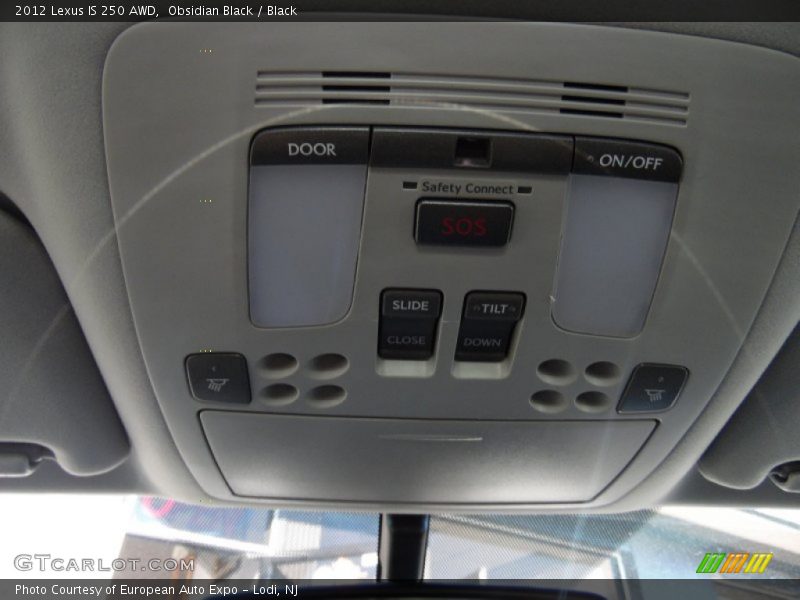 Obsidian Black / Black 2012 Lexus IS 250 AWD