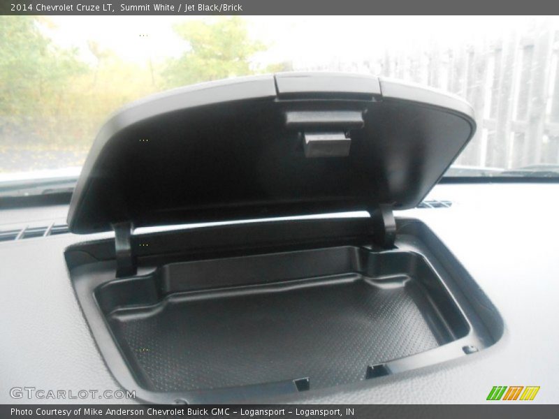 Summit White / Jet Black/Brick 2014 Chevrolet Cruze LT