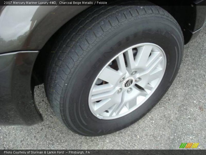 Charcoal Beige Metallic / Pebble 2007 Mercury Mariner Luxury 4WD