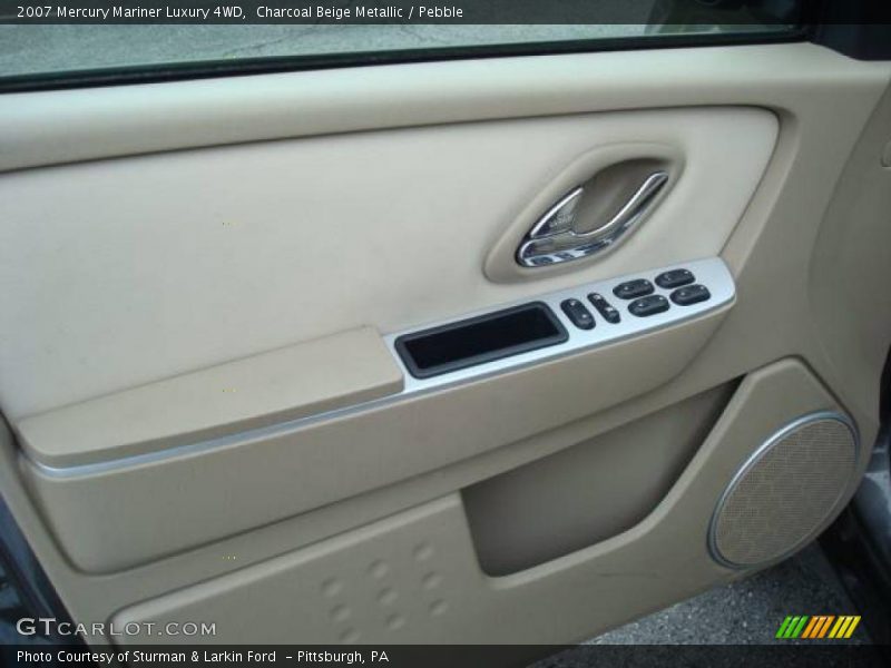 Charcoal Beige Metallic / Pebble 2007 Mercury Mariner Luxury 4WD