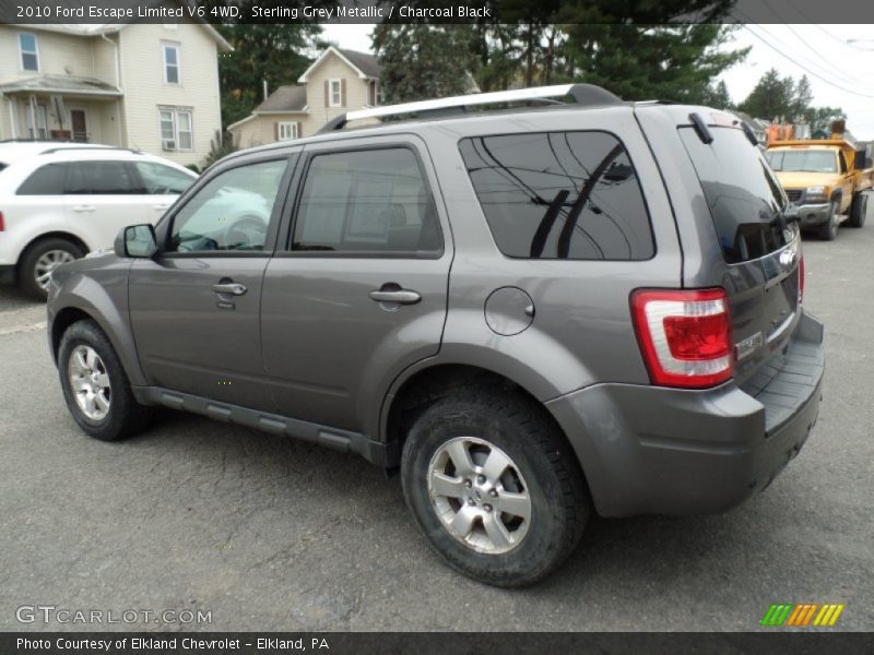 Sterling Grey Metallic / Charcoal Black 2010 Ford Escape Limited V6 4WD