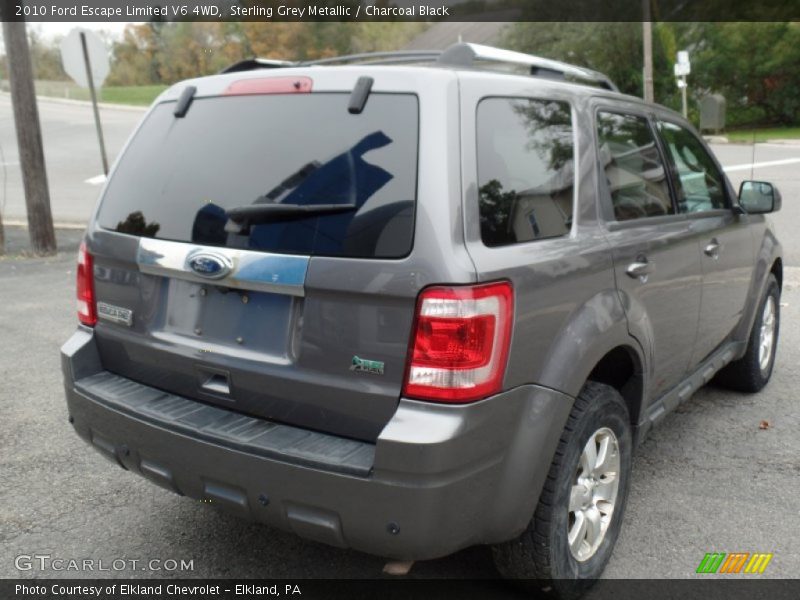 Sterling Grey Metallic / Charcoal Black 2010 Ford Escape Limited V6 4WD