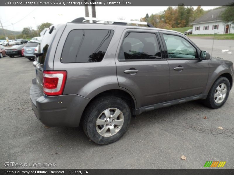 Sterling Grey Metallic / Charcoal Black 2010 Ford Escape Limited V6 4WD