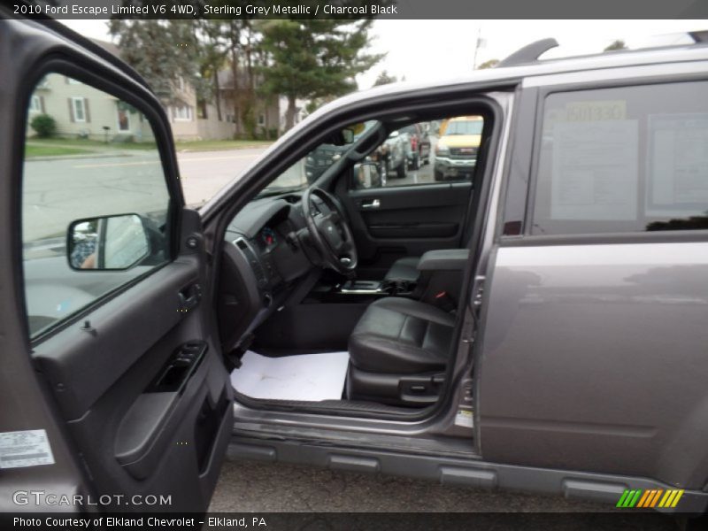 Sterling Grey Metallic / Charcoal Black 2010 Ford Escape Limited V6 4WD