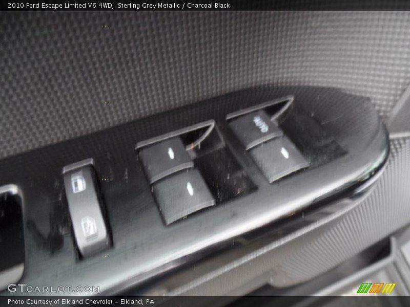 Sterling Grey Metallic / Charcoal Black 2010 Ford Escape Limited V6 4WD