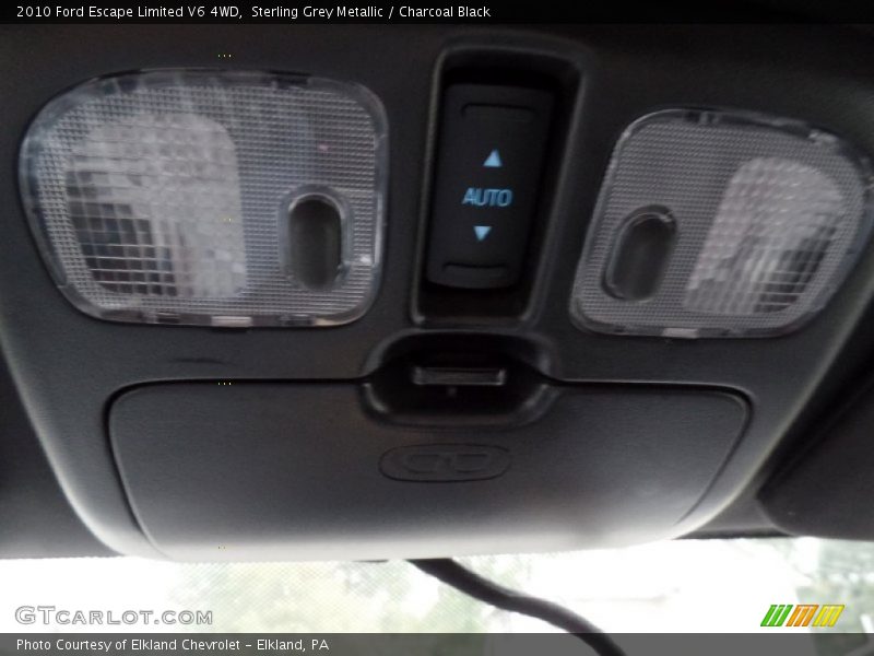 Sterling Grey Metallic / Charcoal Black 2010 Ford Escape Limited V6 4WD