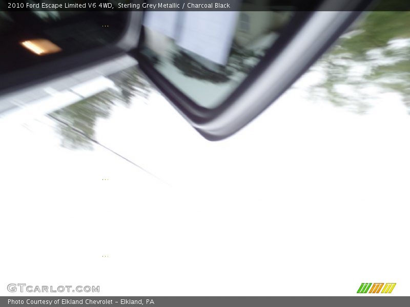 Sterling Grey Metallic / Charcoal Black 2010 Ford Escape Limited V6 4WD
