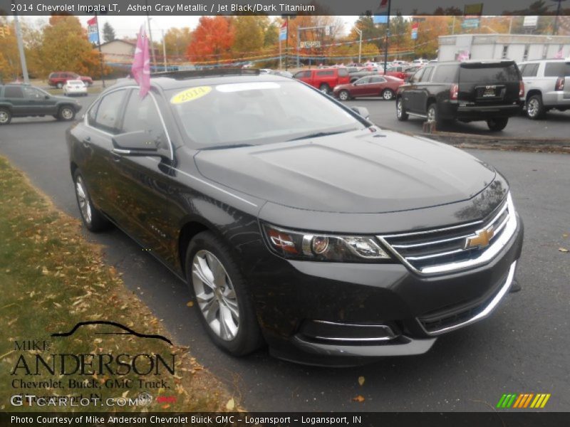 Ashen Gray Metallic / Jet Black/Dark Titanium 2014 Chevrolet Impala LT