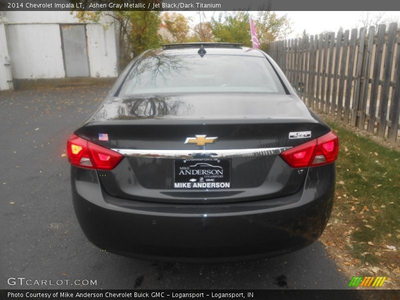 Ashen Gray Metallic / Jet Black/Dark Titanium 2014 Chevrolet Impala LT