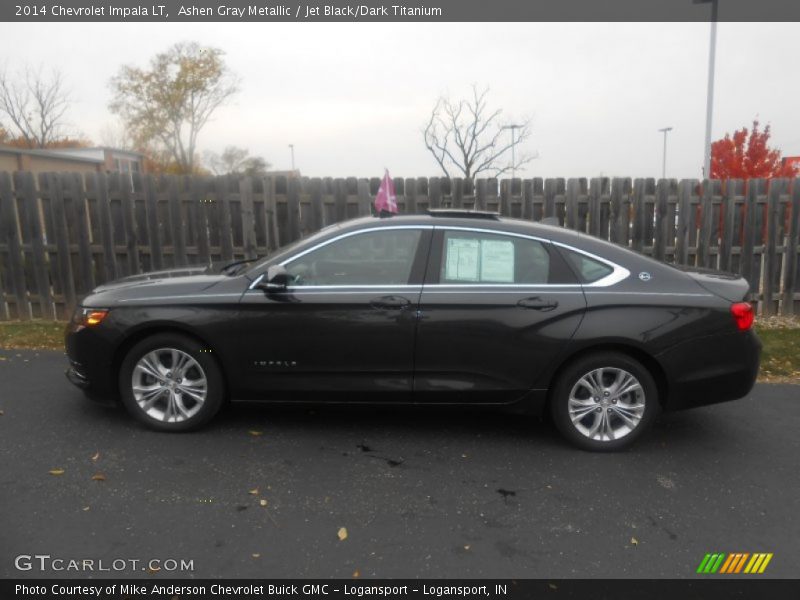 Ashen Gray Metallic / Jet Black/Dark Titanium 2014 Chevrolet Impala LT