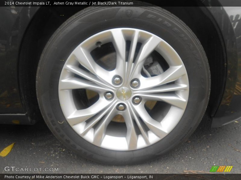 Ashen Gray Metallic / Jet Black/Dark Titanium 2014 Chevrolet Impala LT