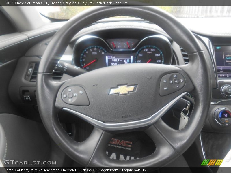 Ashen Gray Metallic / Jet Black/Dark Titanium 2014 Chevrolet Impala LT
