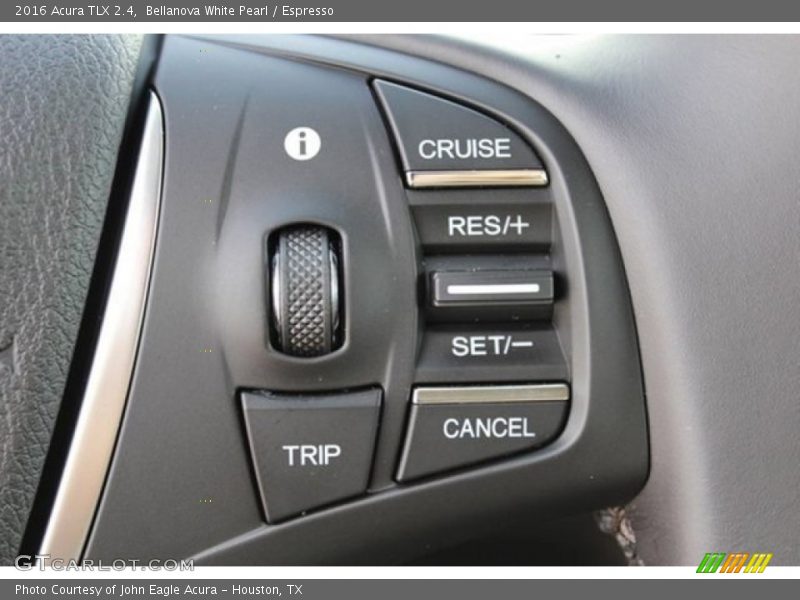 Controls of 2016 TLX 2.4