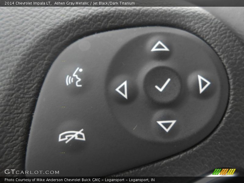 Ashen Gray Metallic / Jet Black/Dark Titanium 2014 Chevrolet Impala LT