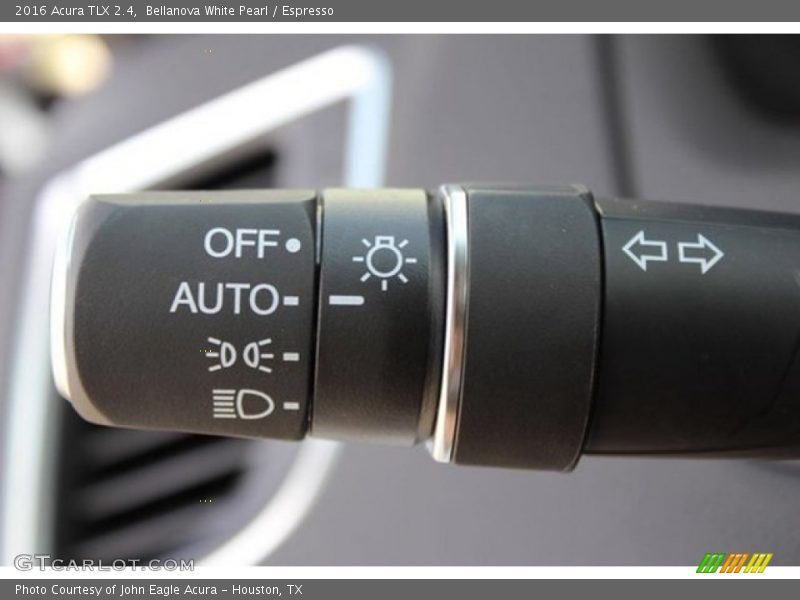 Controls of 2016 TLX 2.4