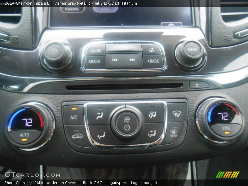 Ashen Gray Metallic / Jet Black/Dark Titanium 2014 Chevrolet Impala LT