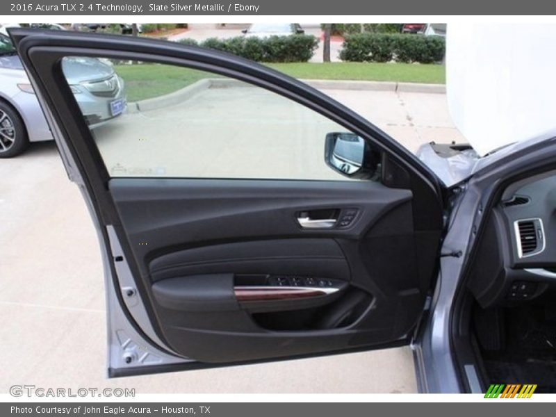 Slate Silver Metallic / Ebony 2016 Acura TLX 2.4 Technology