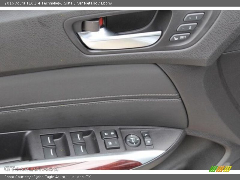 Slate Silver Metallic / Ebony 2016 Acura TLX 2.4 Technology
