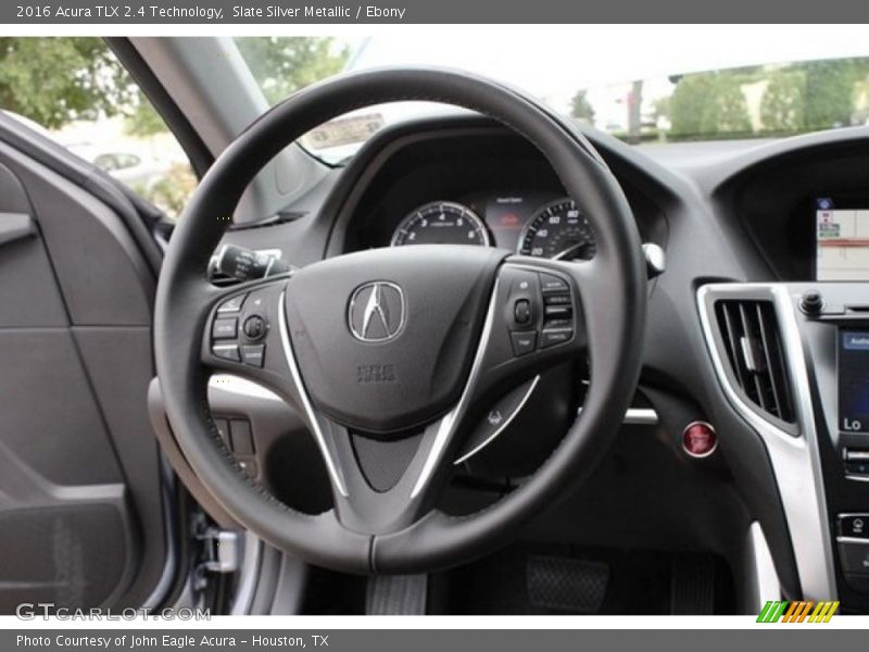 Slate Silver Metallic / Ebony 2016 Acura TLX 2.4 Technology