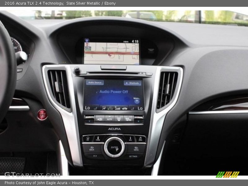 Slate Silver Metallic / Ebony 2016 Acura TLX 2.4 Technology