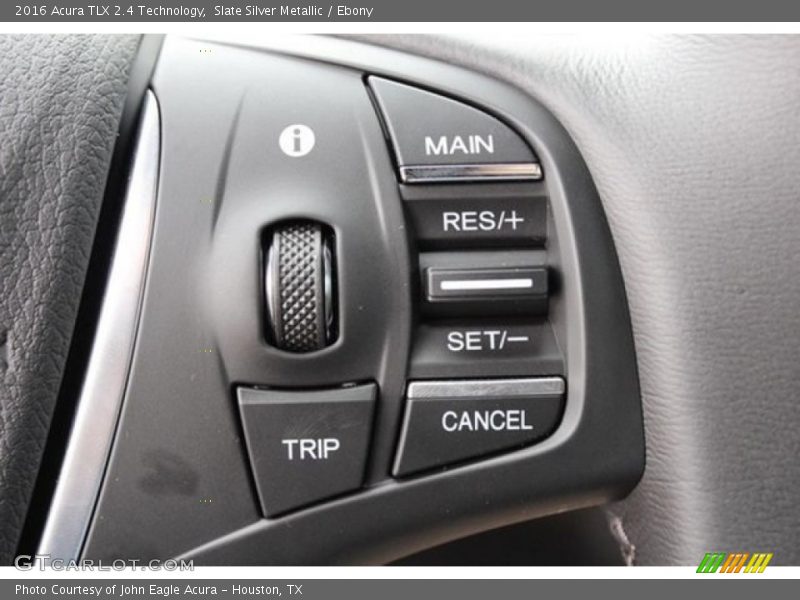 Slate Silver Metallic / Ebony 2016 Acura TLX 2.4 Technology