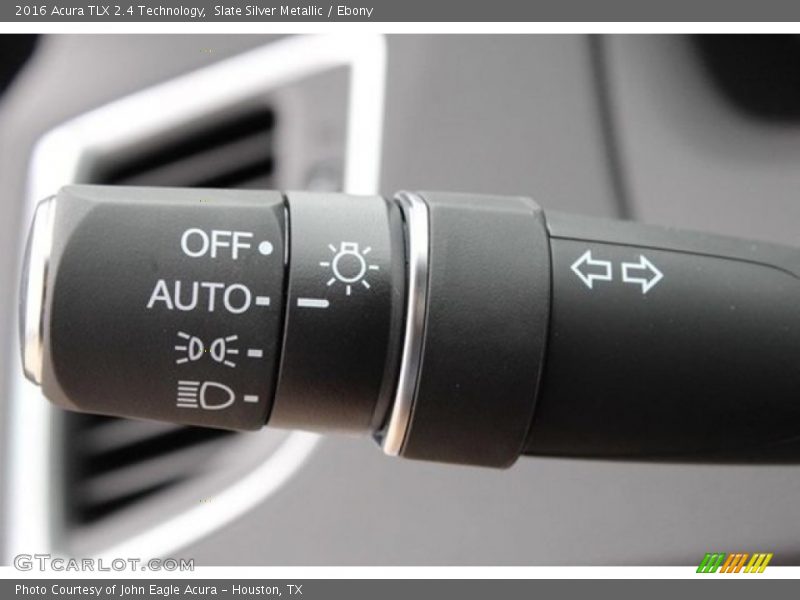 Slate Silver Metallic / Ebony 2016 Acura TLX 2.4 Technology