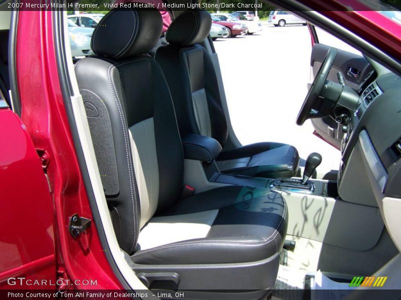 Vivid Red Metallic / Medium Light Stone/Dark Charcoal 2007 Mercury Milan I4 Premier
