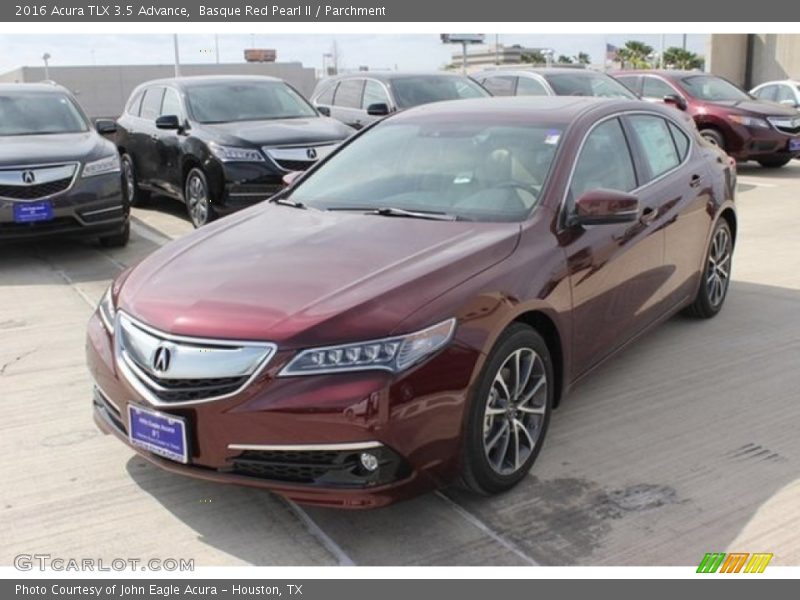 Basque Red Pearl II / Parchment 2016 Acura TLX 3.5 Advance