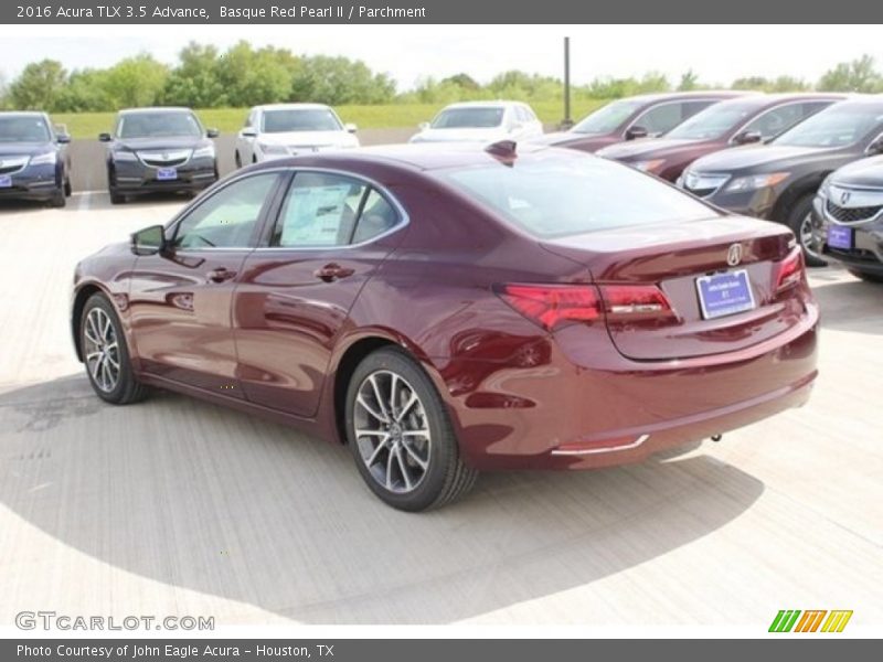 Basque Red Pearl II / Parchment 2016 Acura TLX 3.5 Advance