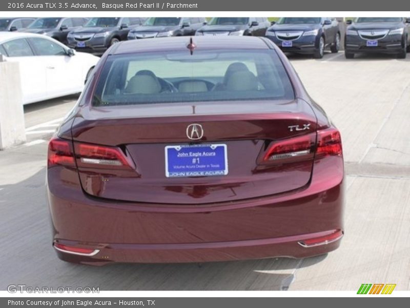 Basque Red Pearl II / Parchment 2016 Acura TLX 3.5 Advance