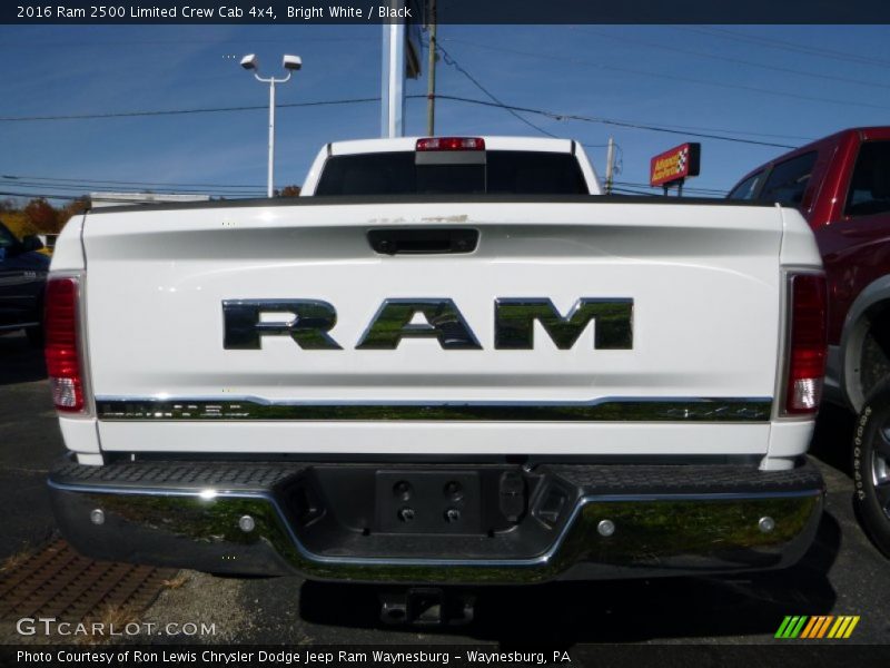 Bright White / Black 2016 Ram 2500 Limited Crew Cab 4x4