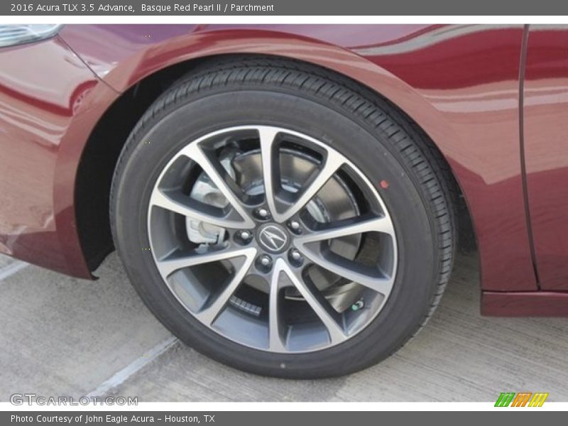 Basque Red Pearl II / Parchment 2016 Acura TLX 3.5 Advance