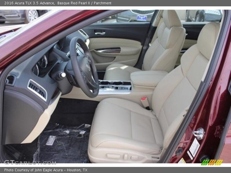Basque Red Pearl II / Parchment 2016 Acura TLX 3.5 Advance