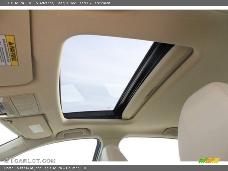 Basque Red Pearl II / Parchment 2016 Acura TLX 3.5 Advance