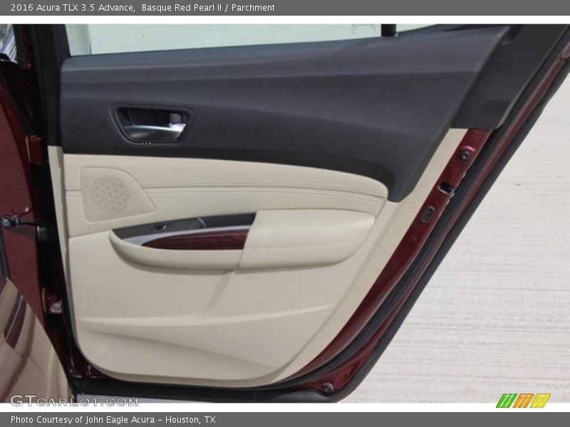 Basque Red Pearl II / Parchment 2016 Acura TLX 3.5 Advance