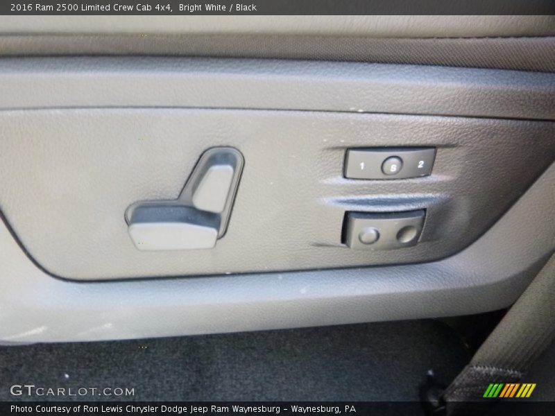 Bright White / Black 2016 Ram 2500 Limited Crew Cab 4x4