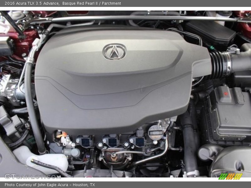 Basque Red Pearl II / Parchment 2016 Acura TLX 3.5 Advance