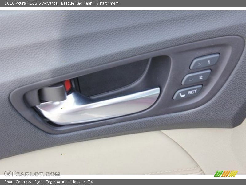 Basque Red Pearl II / Parchment 2016 Acura TLX 3.5 Advance