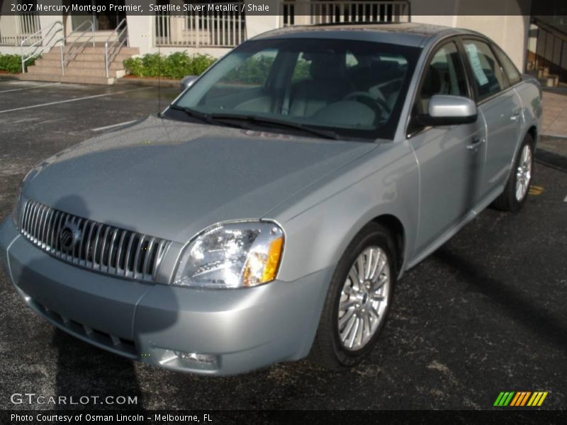 Satellite Silver Metallic / Shale 2007 Mercury Montego Premier