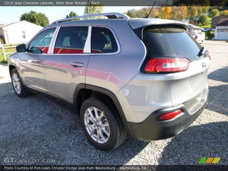 Billet Silver Metallic / Black 2016 Jeep Cherokee Latitude