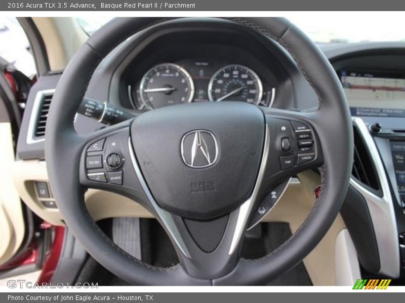 Basque Red Pearl II / Parchment 2016 Acura TLX 3.5 Advance
