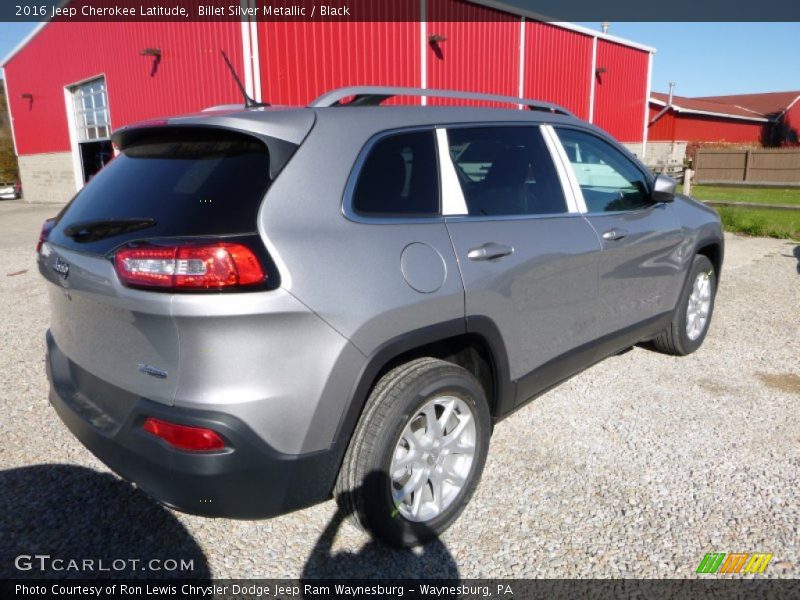 Billet Silver Metallic / Black 2016 Jeep Cherokee Latitude