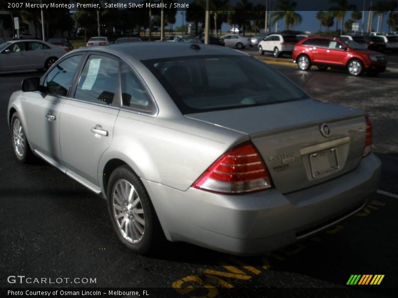 Satellite Silver Metallic / Shale 2007 Mercury Montego Premier