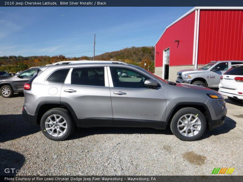 Billet Silver Metallic / Black 2016 Jeep Cherokee Latitude