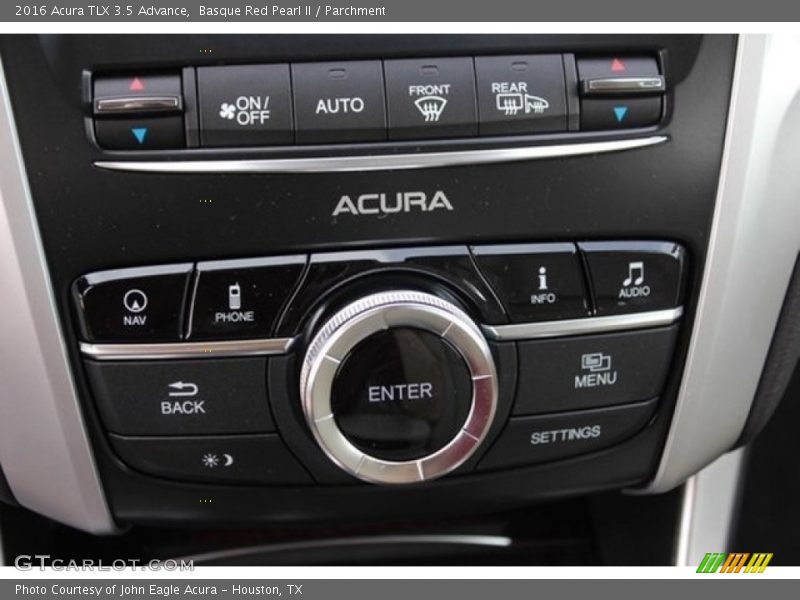 Basque Red Pearl II / Parchment 2016 Acura TLX 3.5 Advance