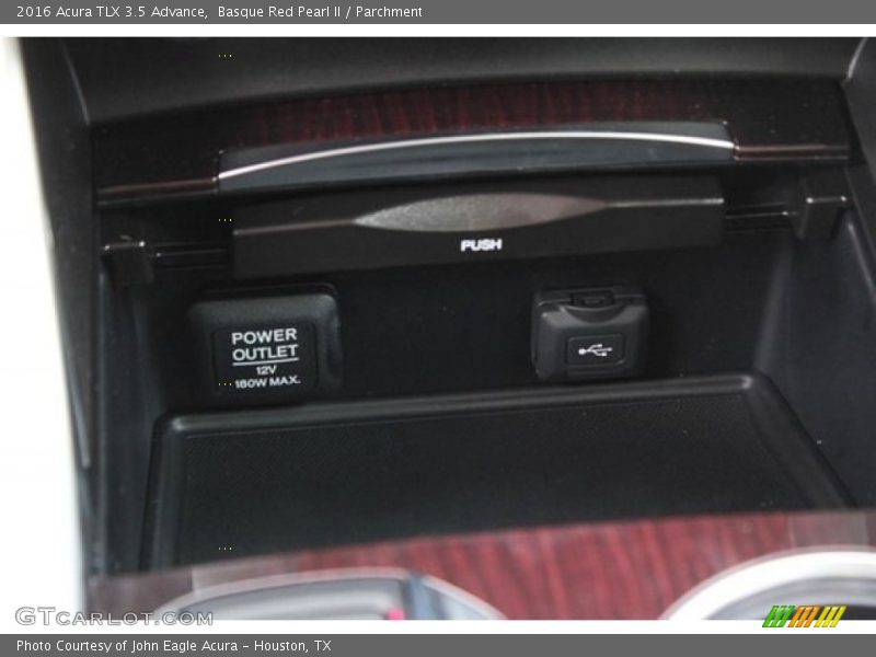 Basque Red Pearl II / Parchment 2016 Acura TLX 3.5 Advance