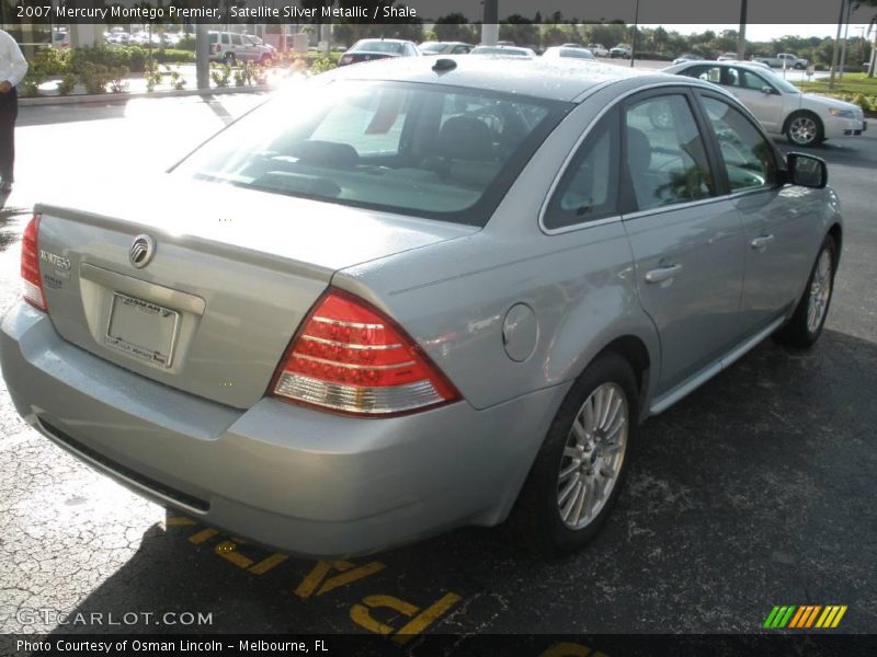 Satellite Silver Metallic / Shale 2007 Mercury Montego Premier