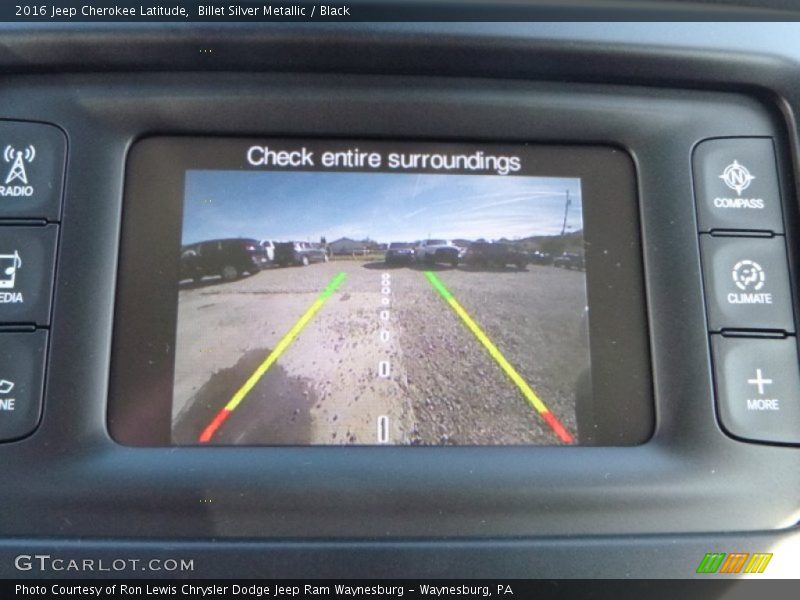 Billet Silver Metallic / Black 2016 Jeep Cherokee Latitude